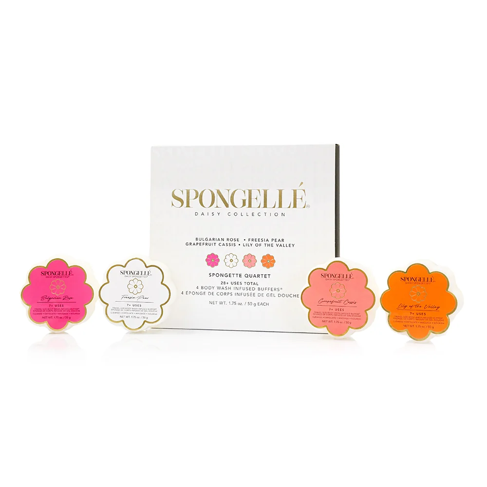 Crafted Cuarteto de esponjas Set de regalo 1 Fashionable
