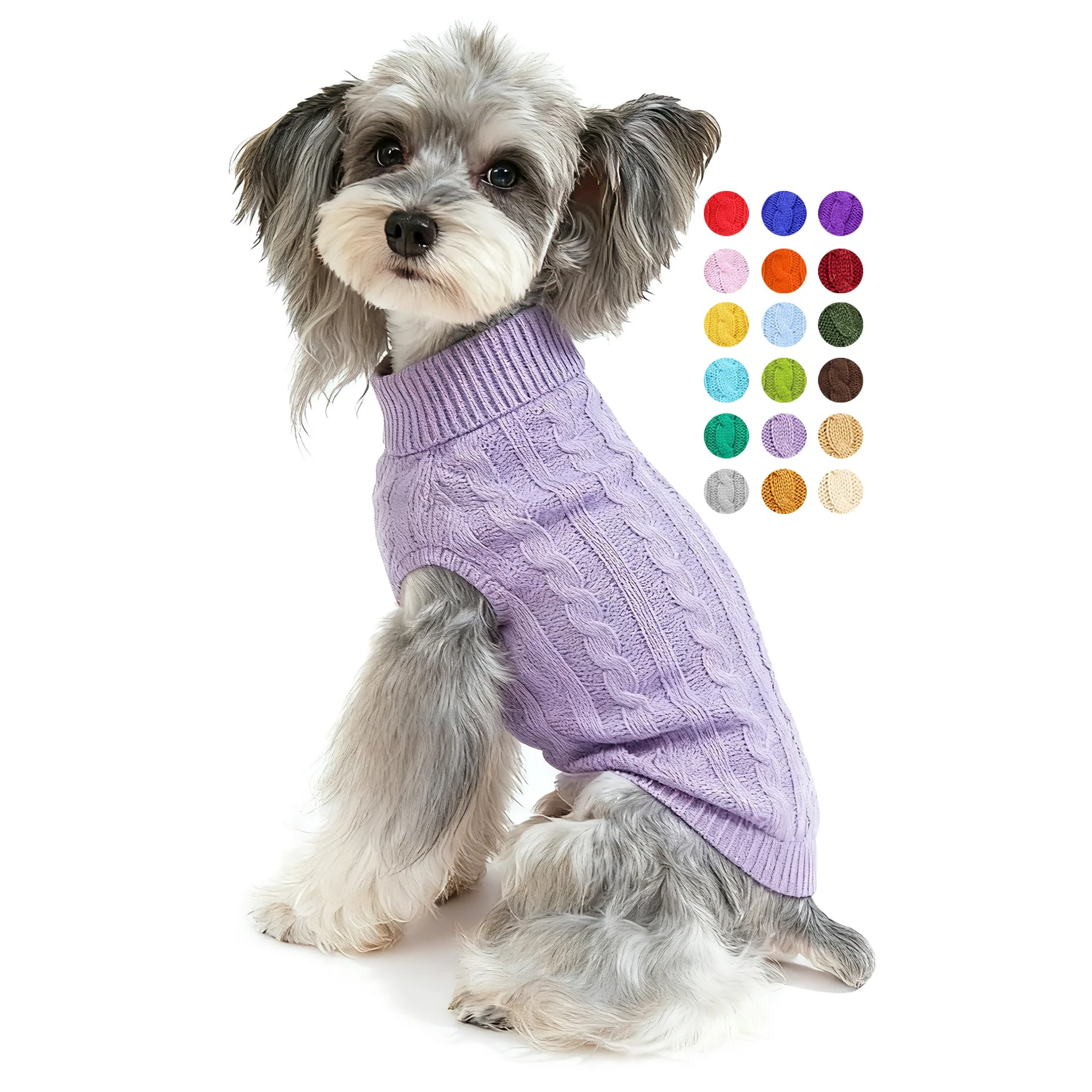 Smart Bwealthest Dog Sweater — Warm Winter Knit Coat for Small to Large Dogs Superior