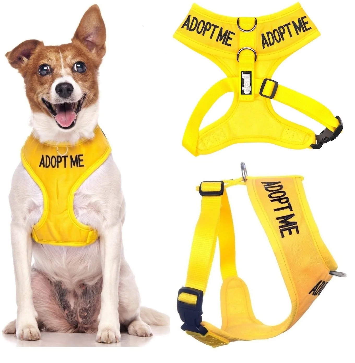 Comfortable Dexil Adopt Me Yellow Vest Harness — Color-Coded Non-Pull Waterproof S Safe