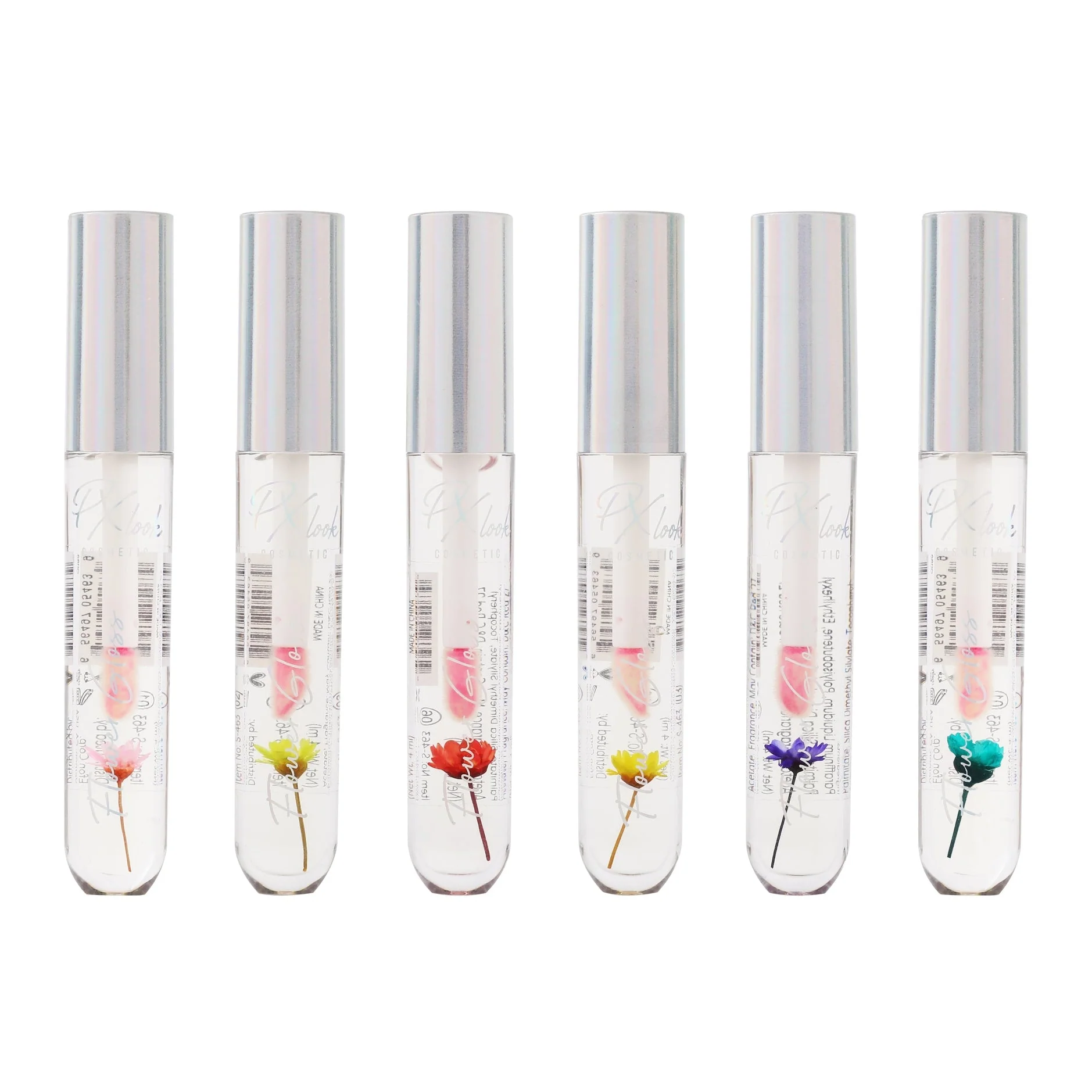 Dependable Brillo labial con flores PxLook Smart