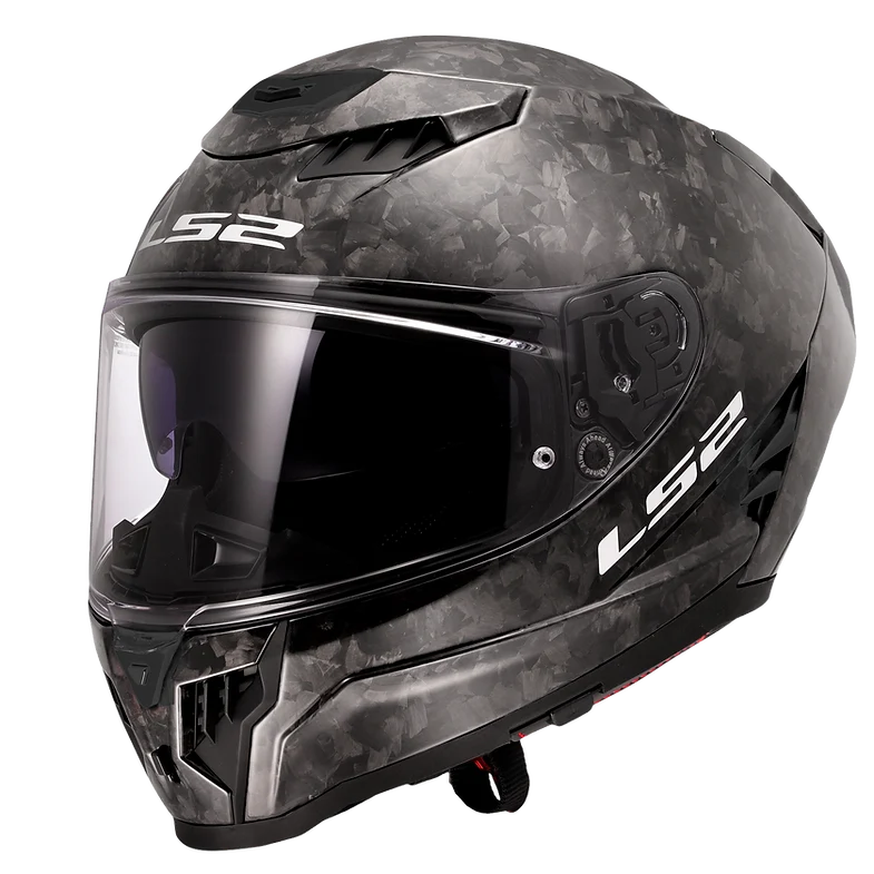 Recyclable LS2 Dragon Forged Carbon Full Face Street Helmet Crafted
