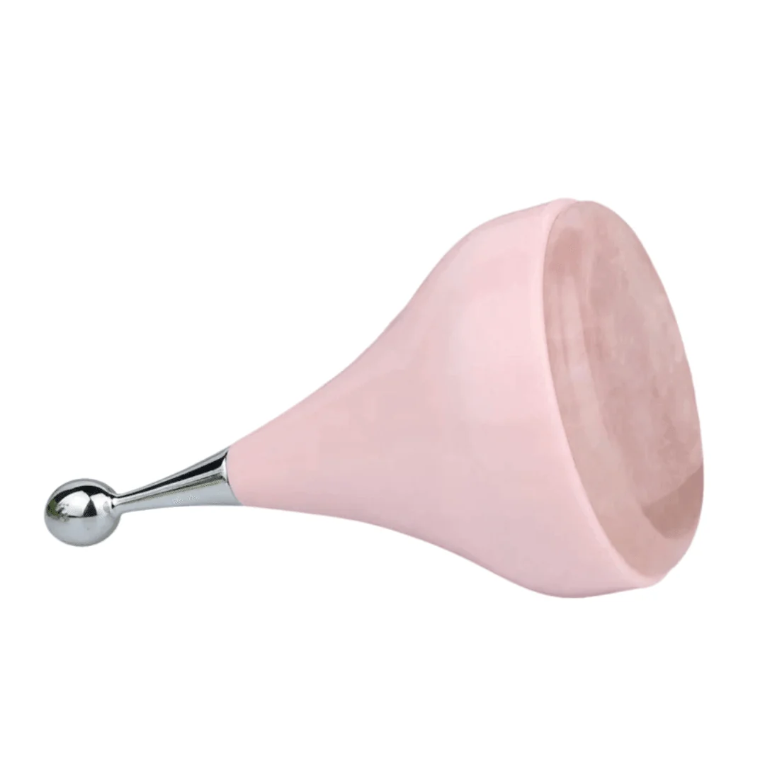 Clean HERRAMIENTA DE MASAJE FRÍO DE CUARZO ROSA Easy-to-Use