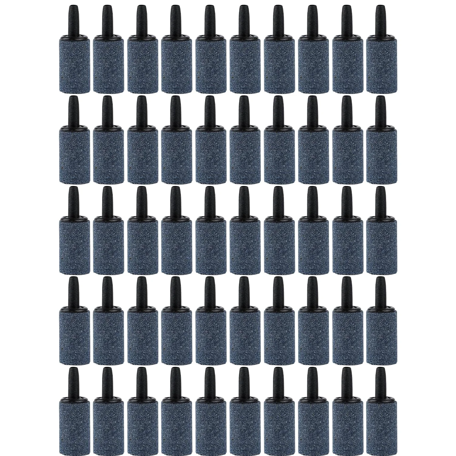 Official Pawfly 1 Inch Air Stone Cylinder Grey Diffuser – 50 Pack for Nano Pumps Small Aquariums First-Class