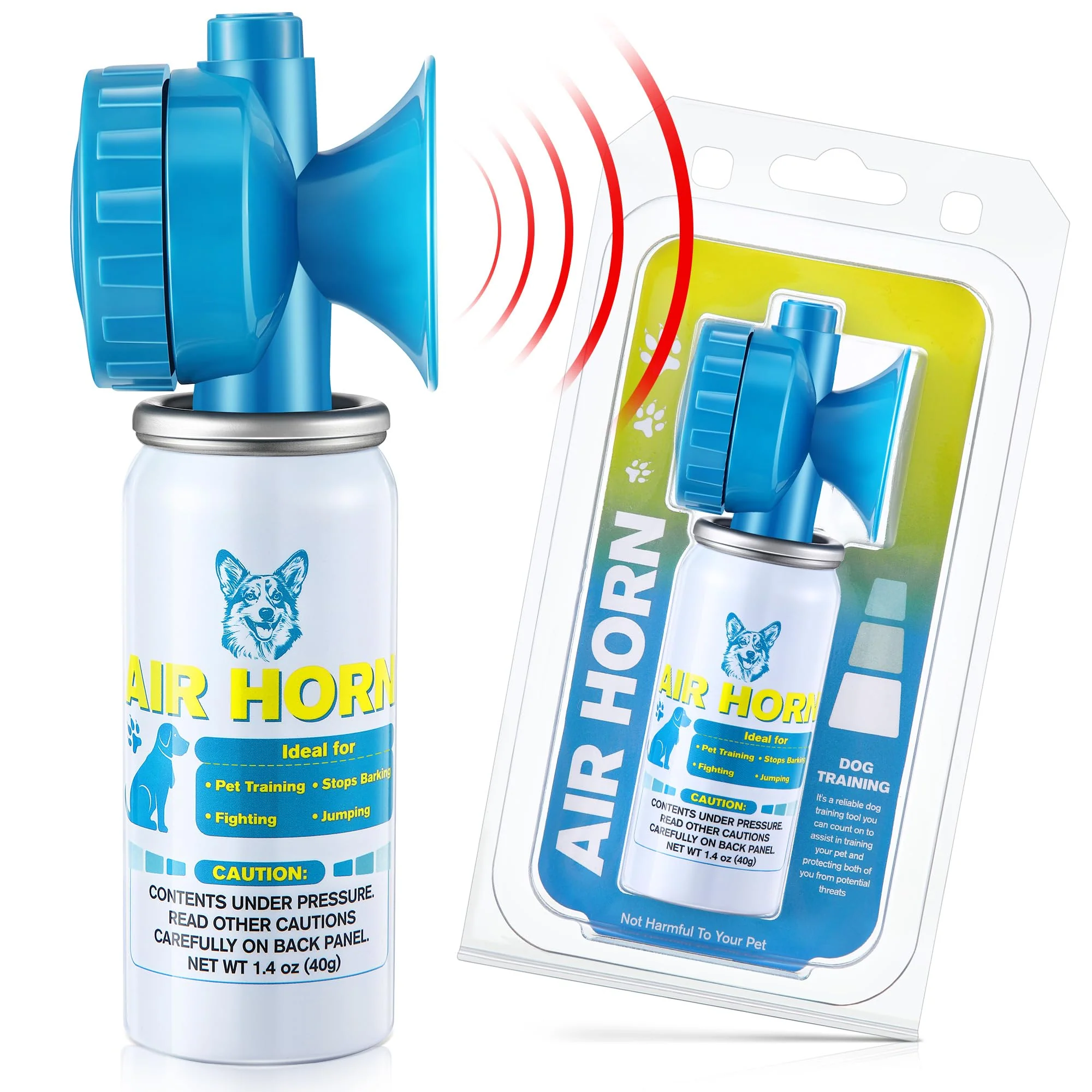 Premium HappyAlley Air Horn 1.4 oz 120dB – Outdoor Safety Alarm for Dogs Coyotes Innovative