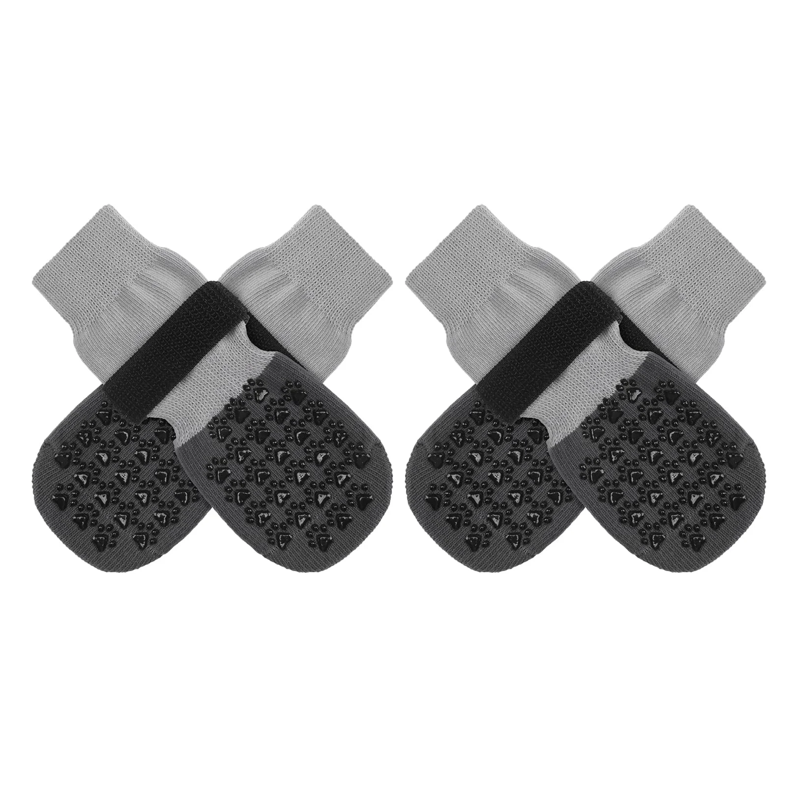 Sophisticated SCENE Dog Socks Anti-Slip Paw Protectors for Licking Prevention Floor Protection Safe