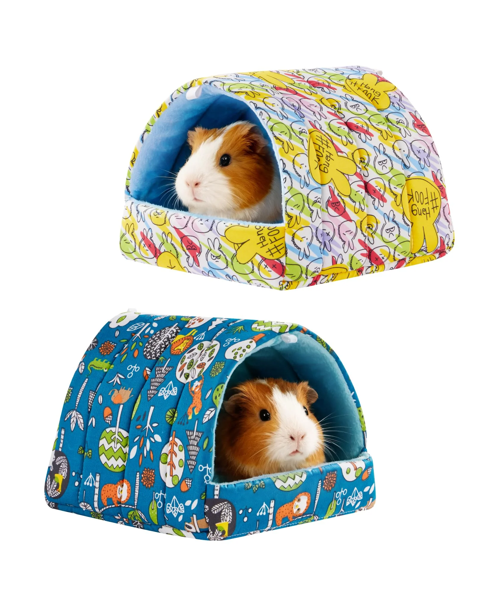 Smart Rodizoo 2-Piece Warming Guinea Pig Hideout – Washable Small Animal House Responsible