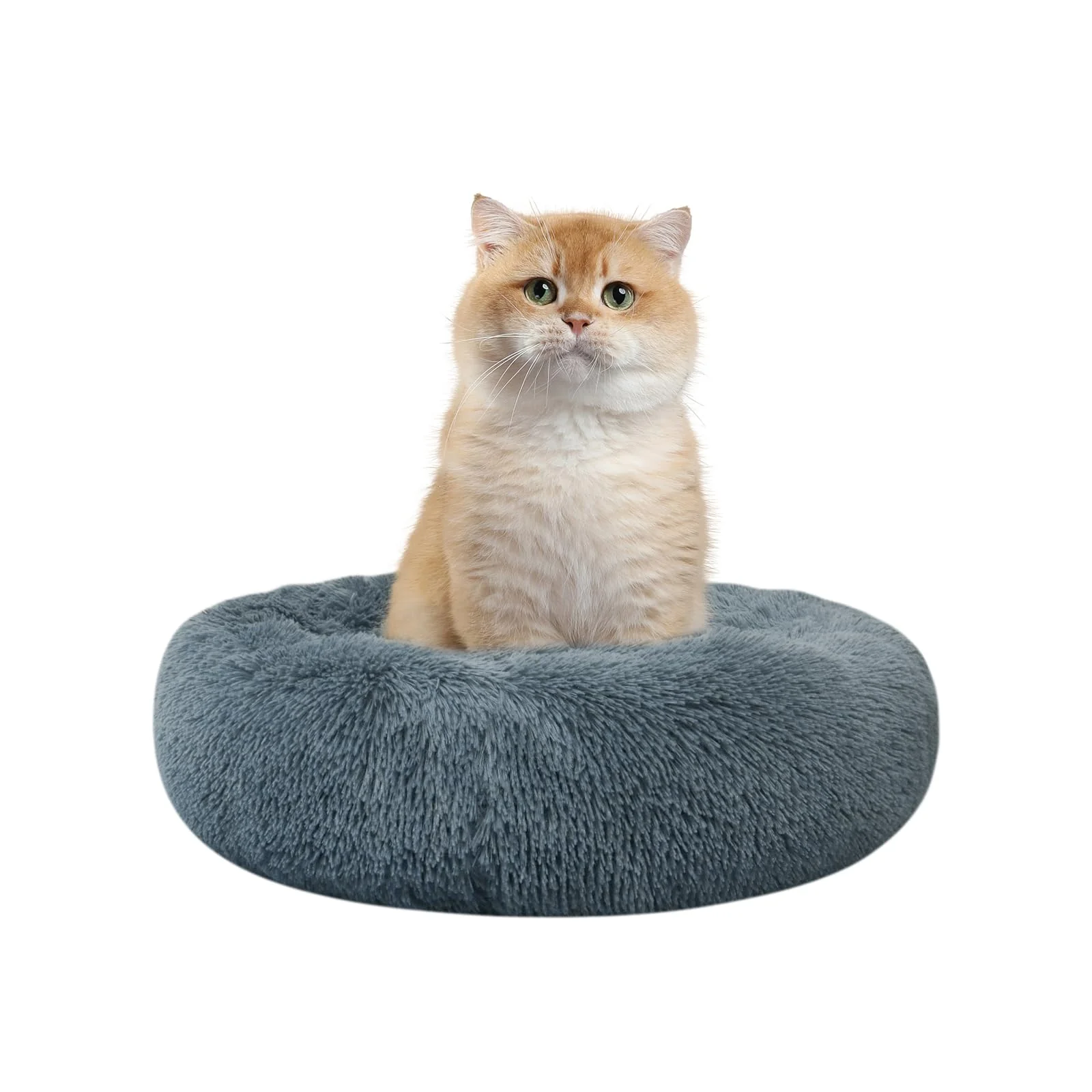 Reliable Nisrada Donut Cat Bed – 15.7–20 Inch Washable Anti-Slip for Cats Small Pets Comfortable