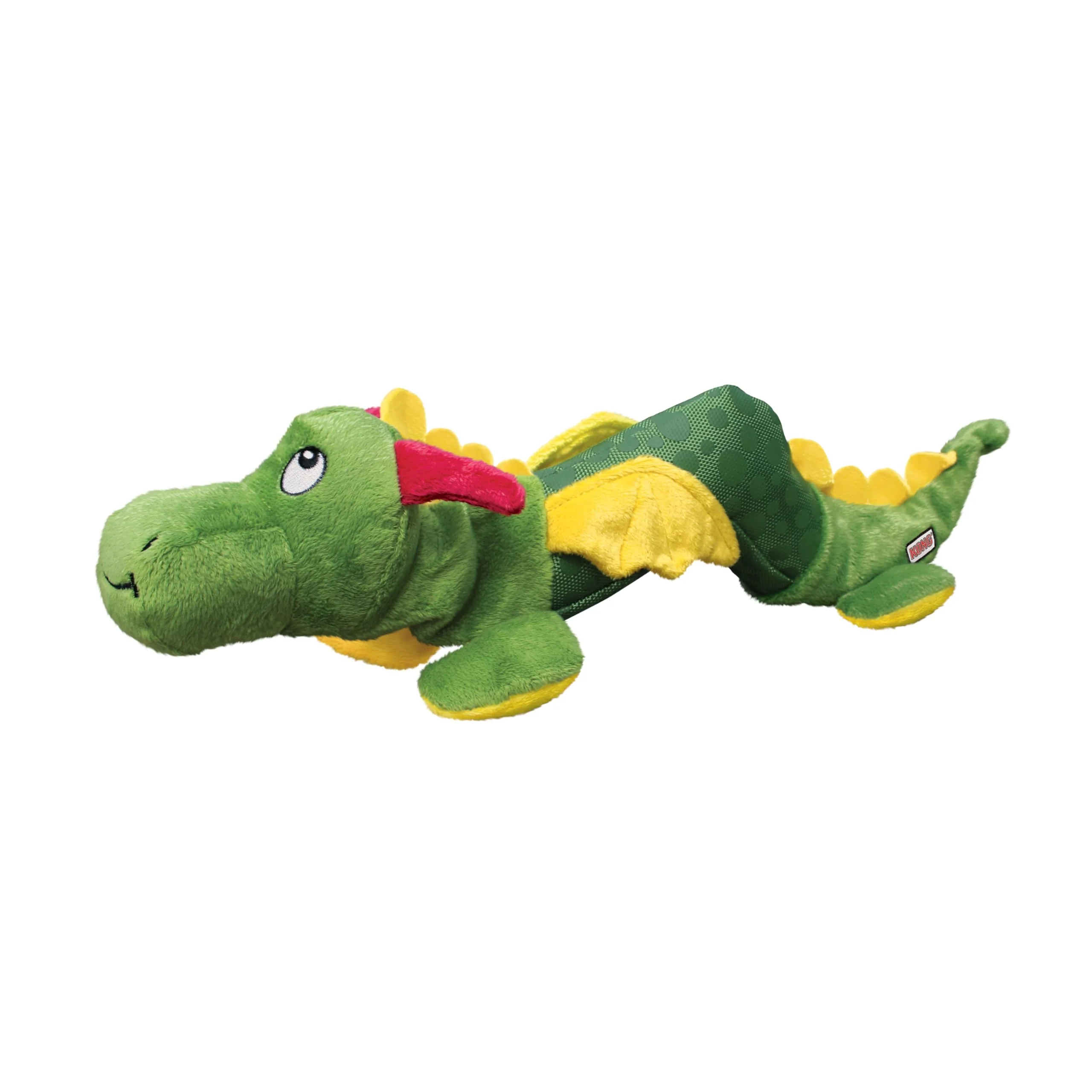 Premium KONG Shakers Dragon LG XL – Durable Plush Toy with Squeak Rattle Crafted
