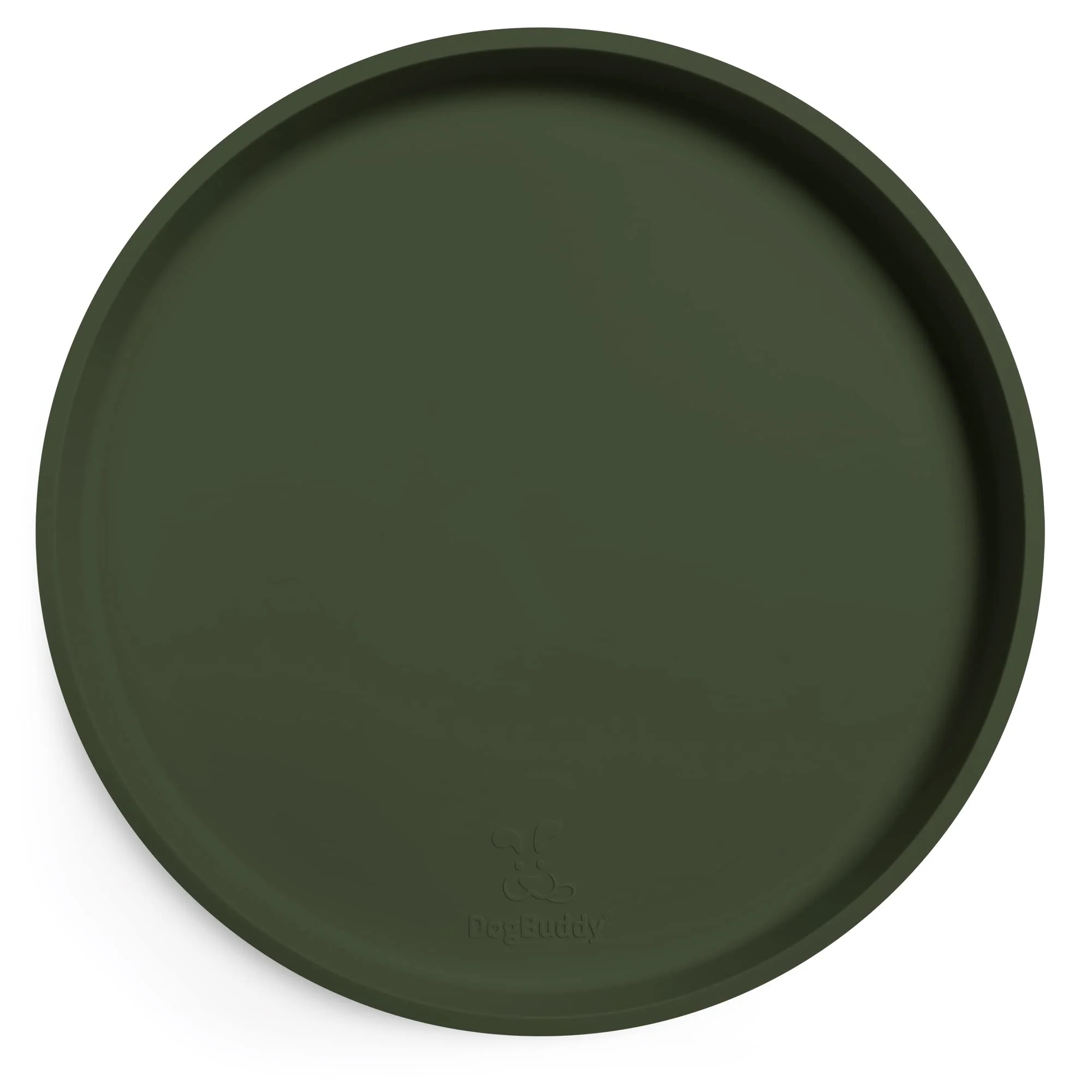Advanced DogBuddy Dog Food Mat XS – Waterproof Silicone Nonslip Bowl Mat Khaki Green Refined