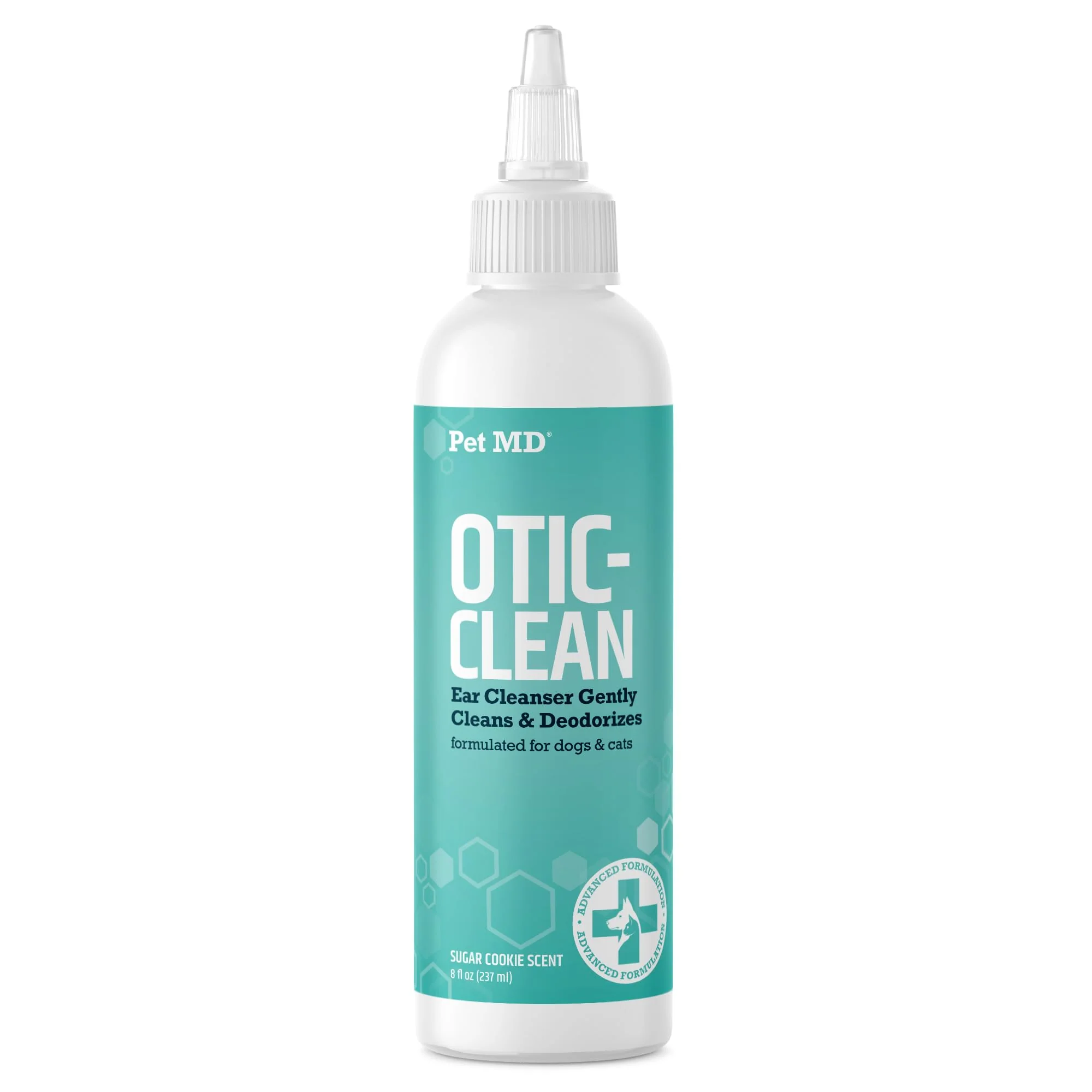 Powerful Pet MD Cat Dog Ear Cleaner – Otic Solution Sugar Cookie Scent 8 oz Smooth