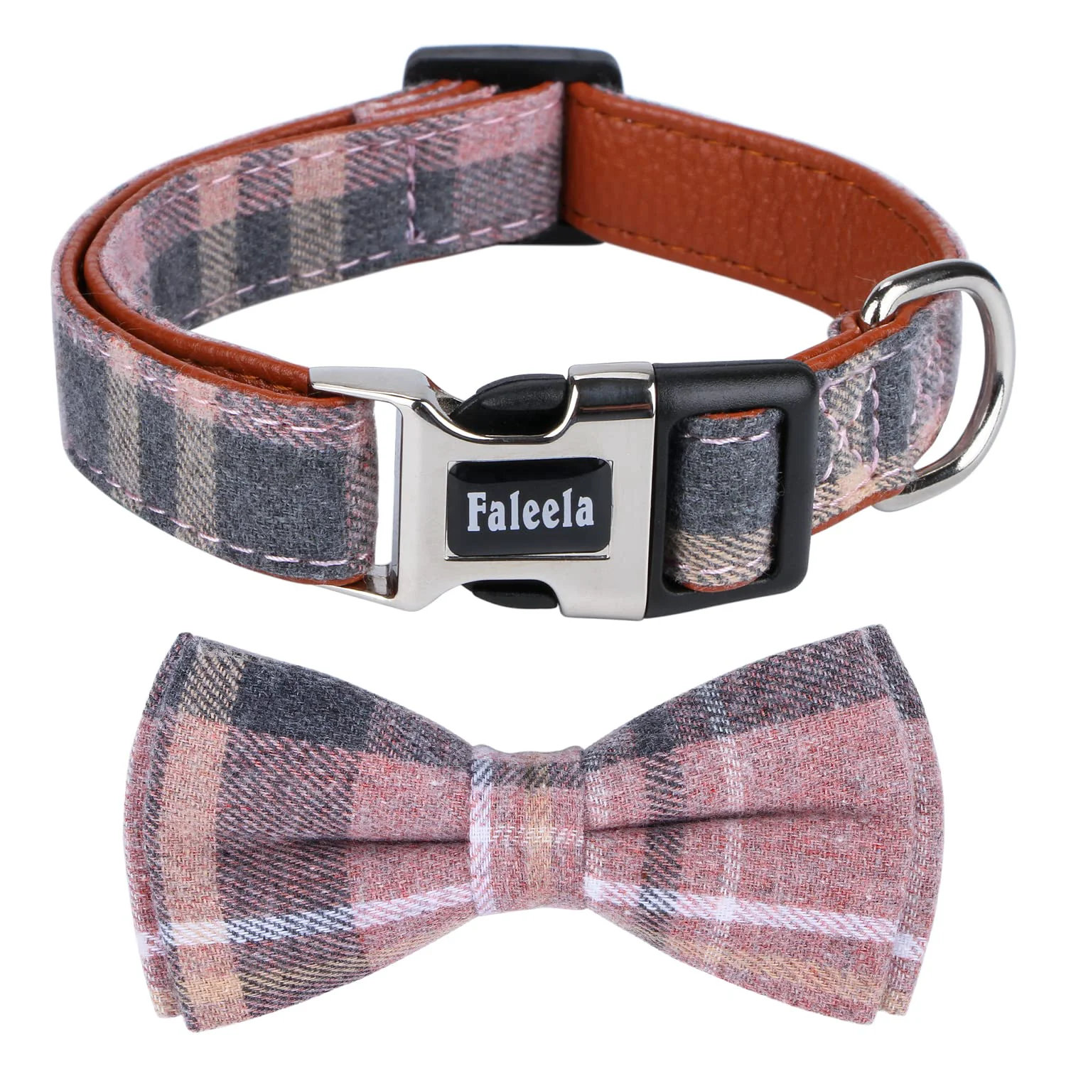 Responsible Faleela Cute Soft Bow Dog Collar with Bowtie – Detachable Adjustable for Small to Large Dogs High-Performance
