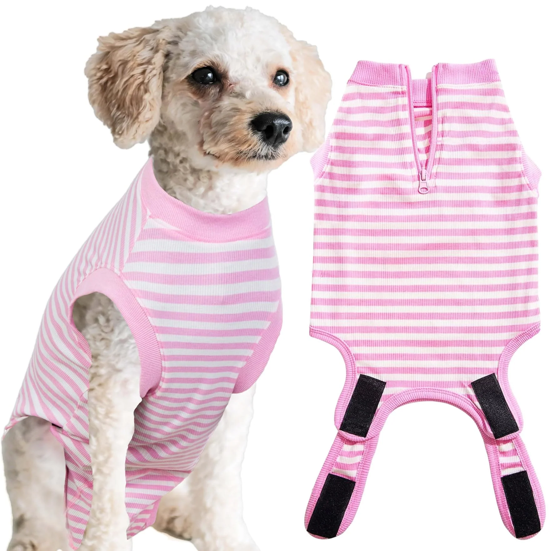 Excellent Wabdhaly Recovery Suit for Dogs – Zipper Cone for Female Spay Refined