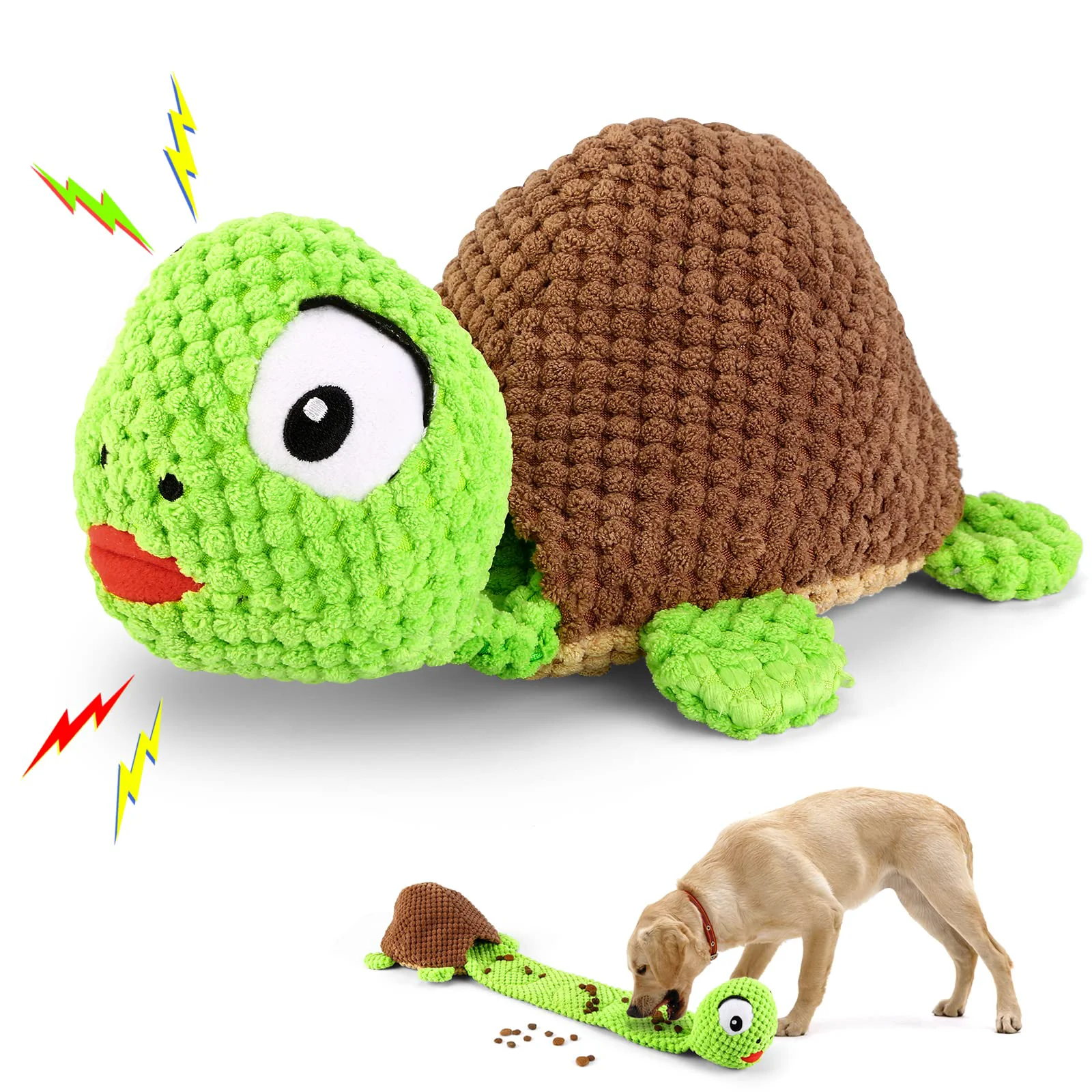 Trendy Letsmeet Dog Squeak Toys – Interactive Puzzle Treat-Dispensing Toys for All Dog Sizes Smart