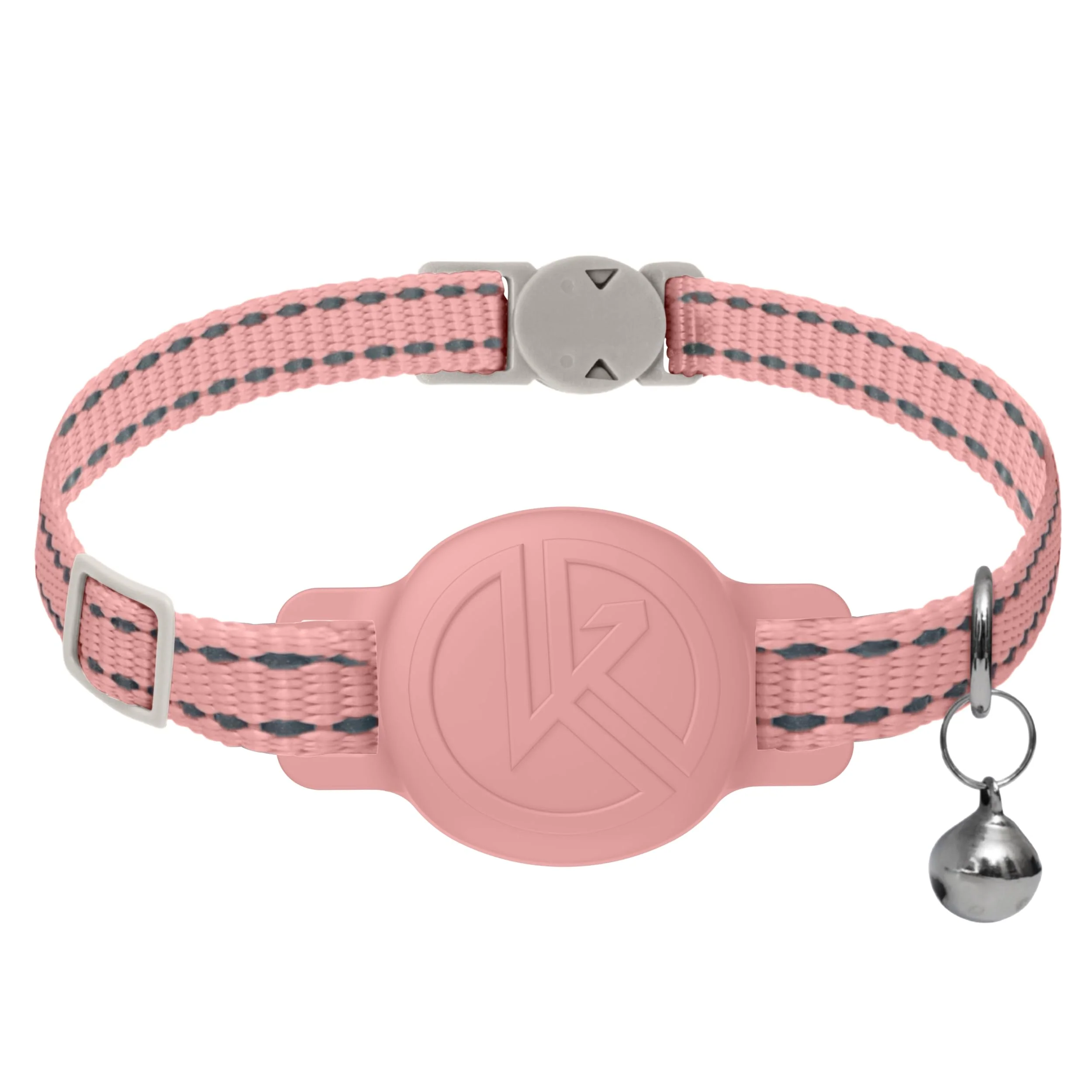 Pure Kitty Kompass Tile Sticker Holder Cat Tracking Collar 2024 – Pink Breakaway Reflective Unique