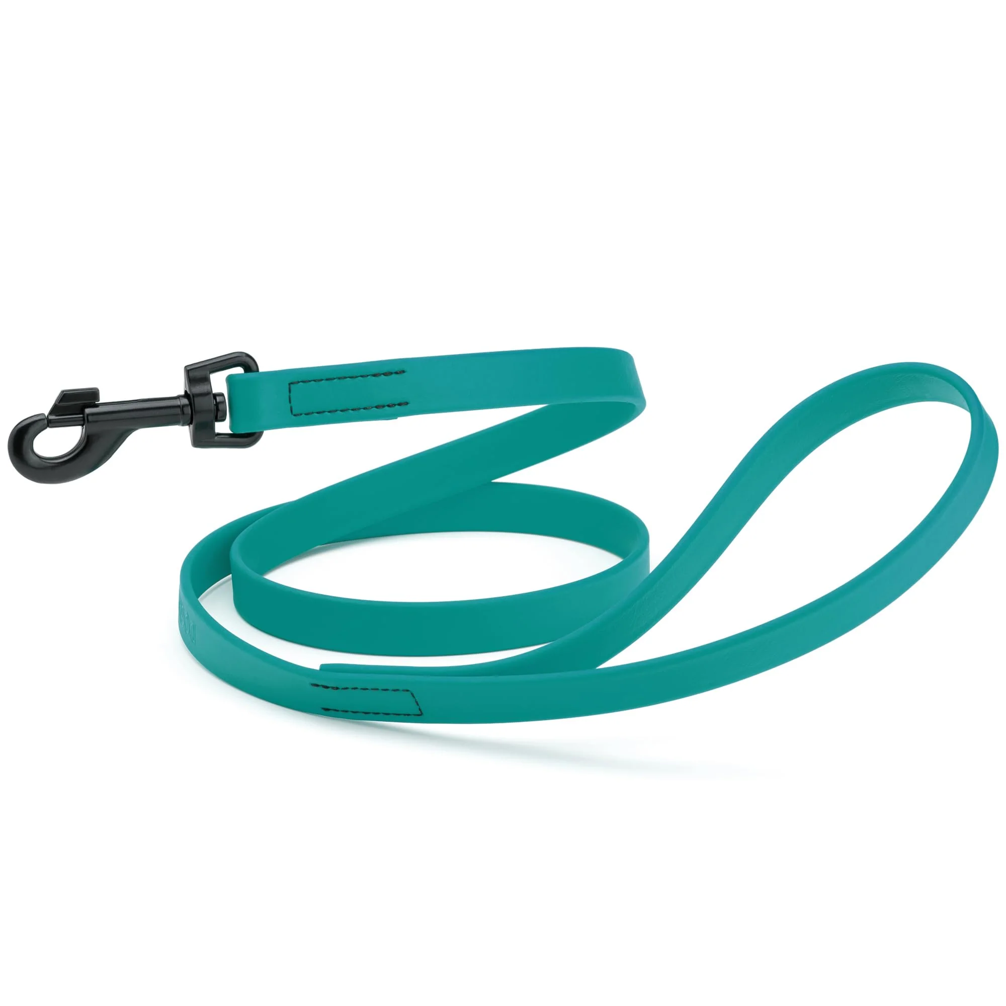 Versatile Dogline Biothane Waterproof Dog Leash – Odor-Proof Easy-Clean Made in USA Blue Aqua 4ft 6ft Outstanding