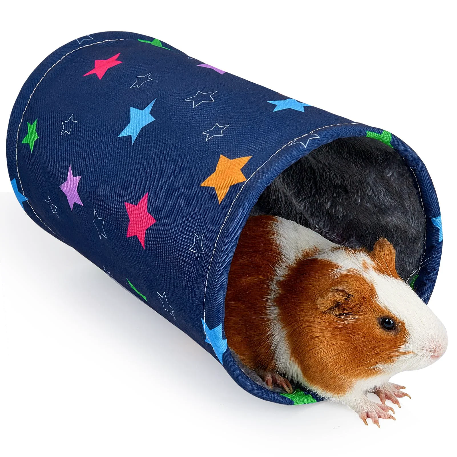 Environmentally Friendly Glittme Guinea Pig Tunnel – Washable Small Animal Hideout Portable Tunnels for Rabbits Hamsters More Premium Material