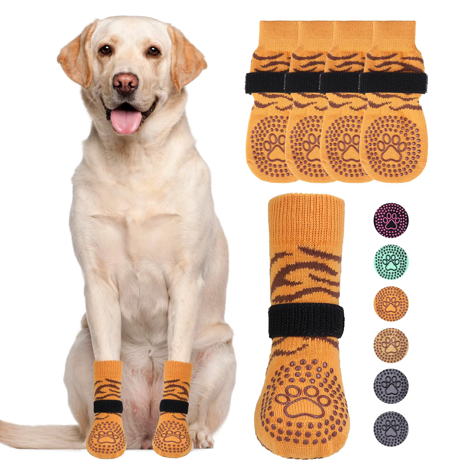 Original KOOLTAIL Dog Socks – Anti-Slip Paw Protection for Hot Cold Pavement Soft