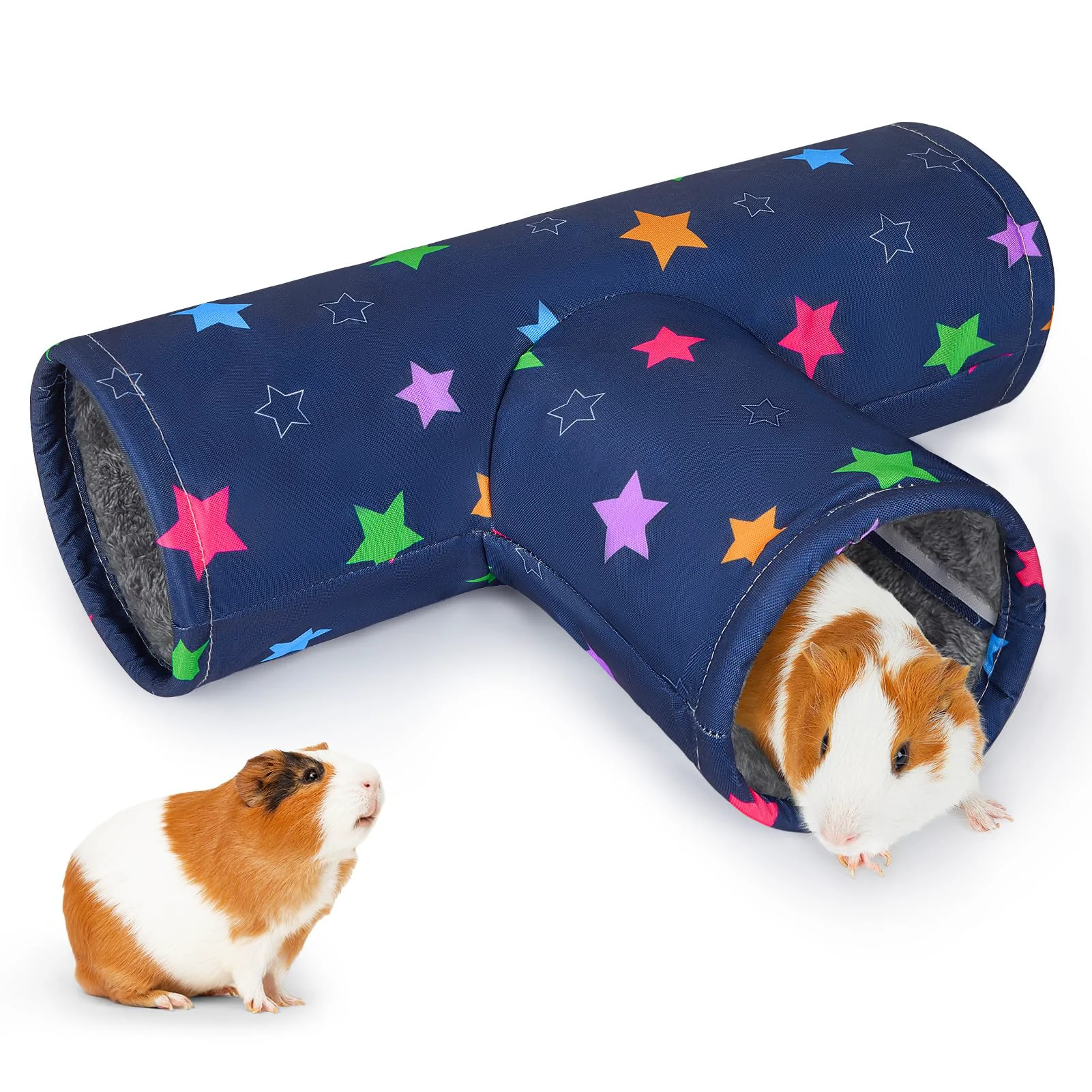 Powerful Glittme Guinea Pig Tunnel – Washable Foldable Hideout for Small Pets Sophisticated