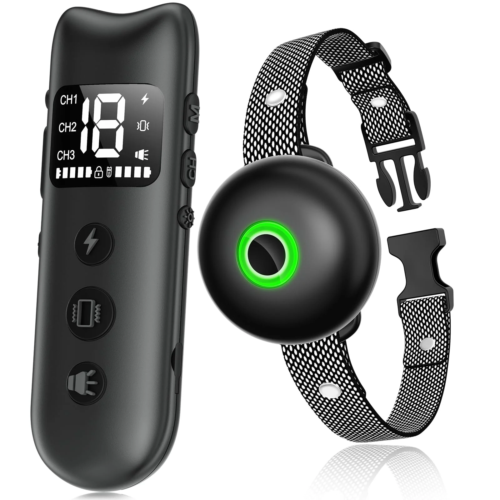 Casual RUNLANE Dog Shock Collar with Remote – 2600ft Range IPX7 Waterproof 3 Training Modes Next-Generation