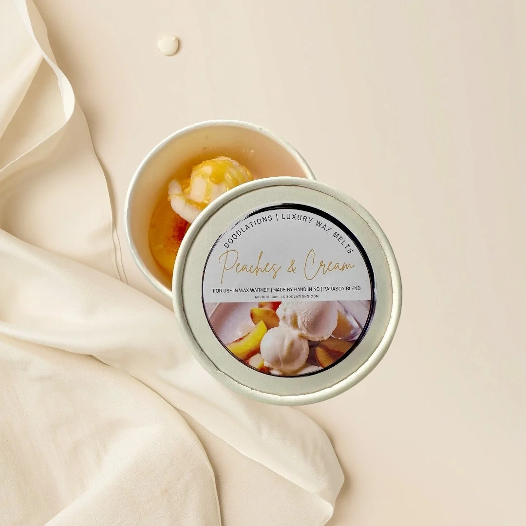 Organic Ceras derretidas de panadería Peaches and Cream Casual