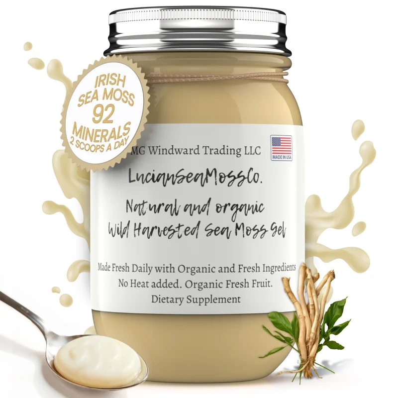 Elite Gel de musgo marino orgánico con infusión de ashwagandha Functional