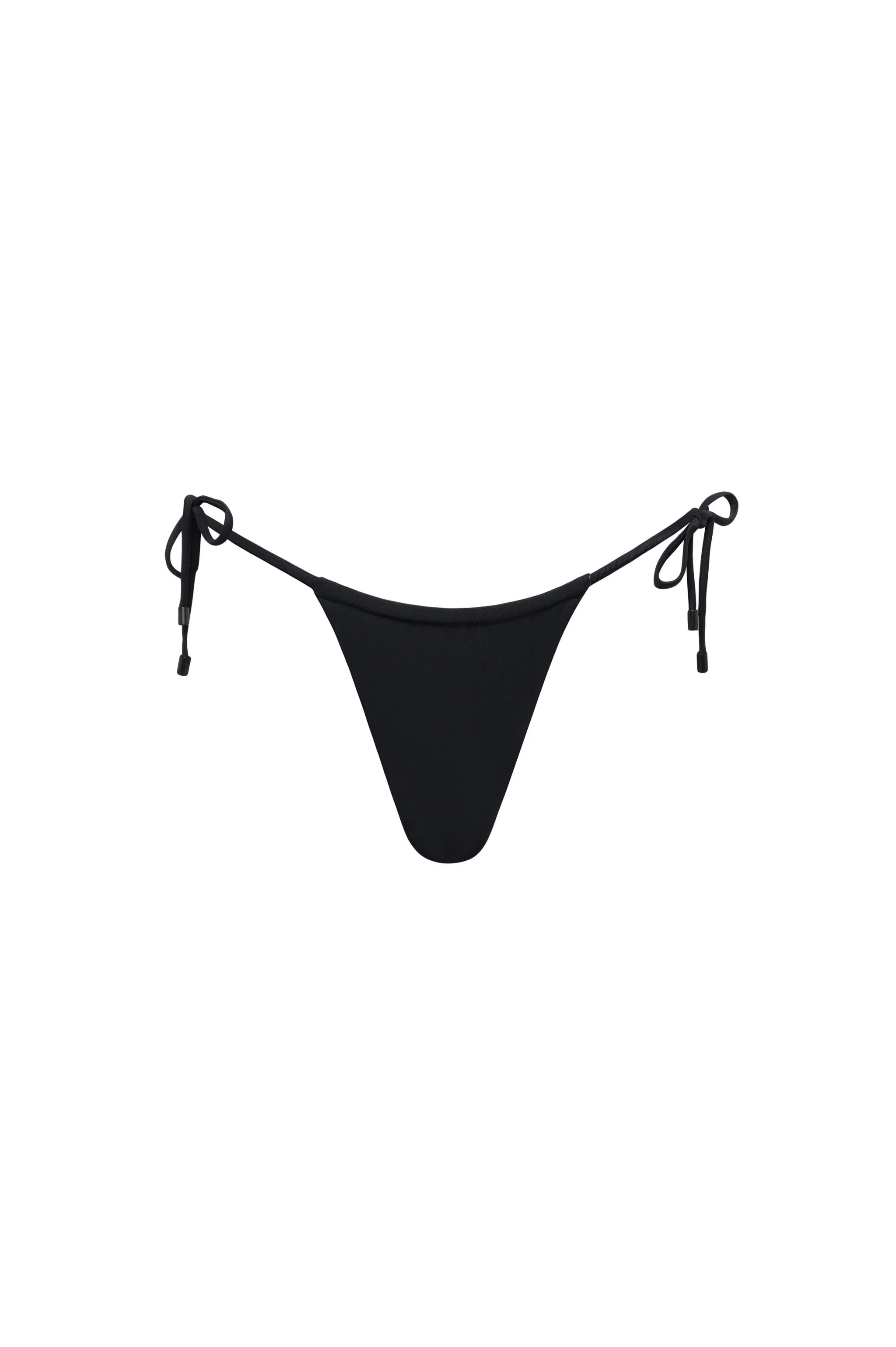 Smart Waikiki Side Tie Bikini Bottom – Black Functional