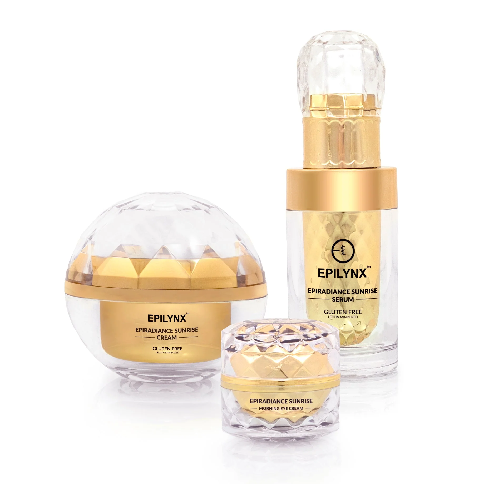 Comfortable Sunrise Firming Skincare Set 3 Pieces Professional