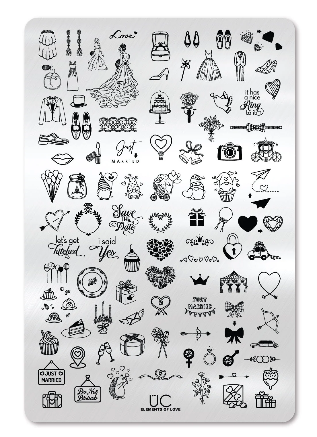 Detailed Elements of Love High-Quality