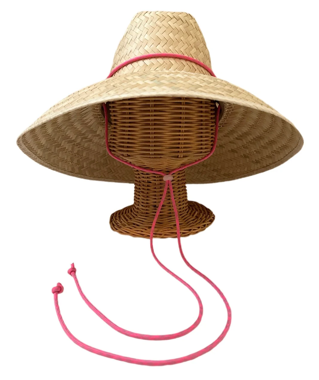 Sophisticated Begonia Sun Hat – Thin Pink Purple Lanyard with Rose Quartz Toggle Smart