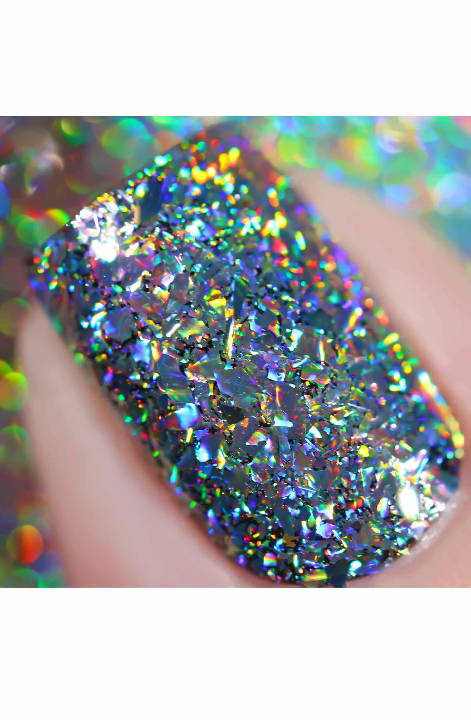 Authentic Galaxy Holographic Flakes Clean