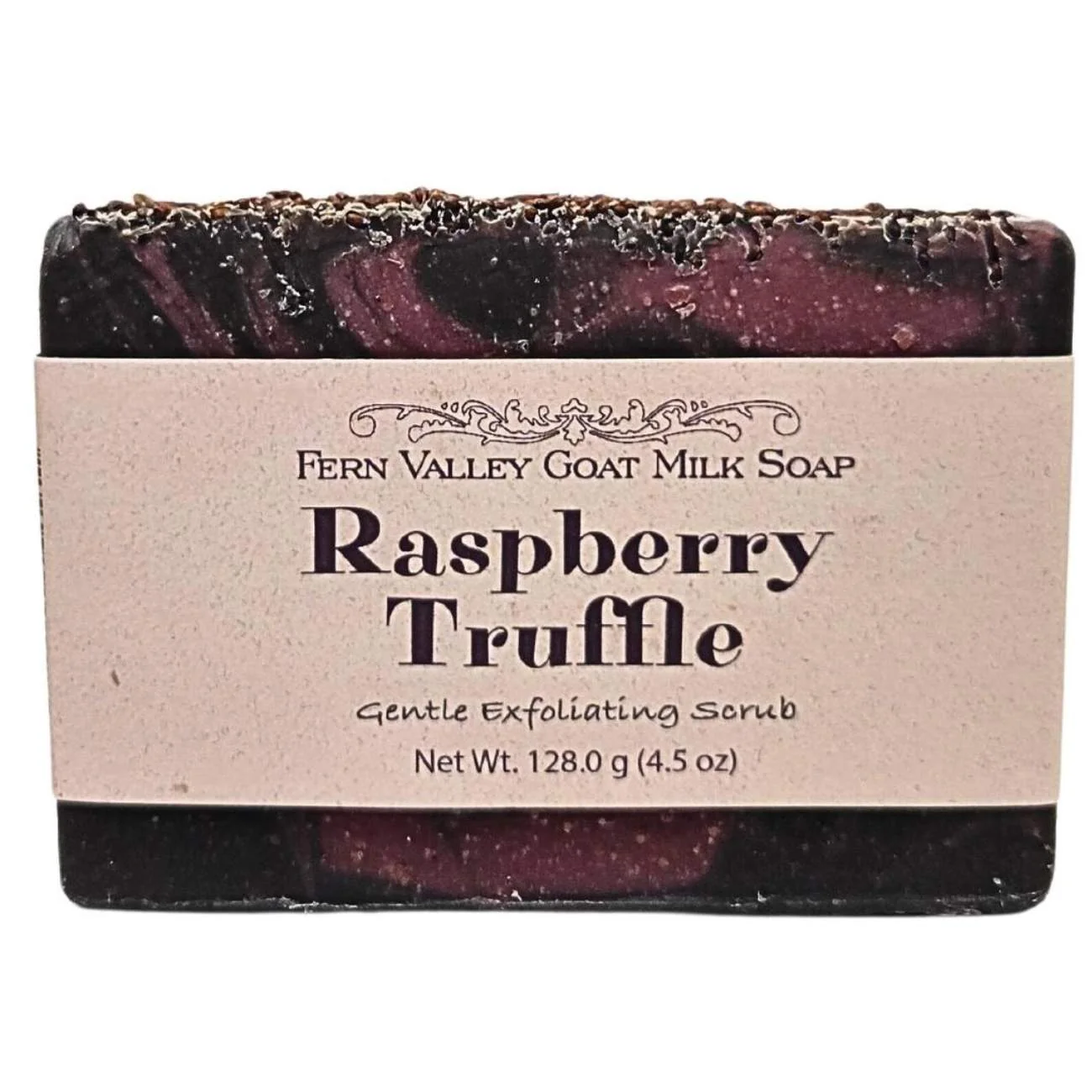 Powerful Natural Goat Milk Soap Exfoliating Scrub Raspberry Truffle Contemporary