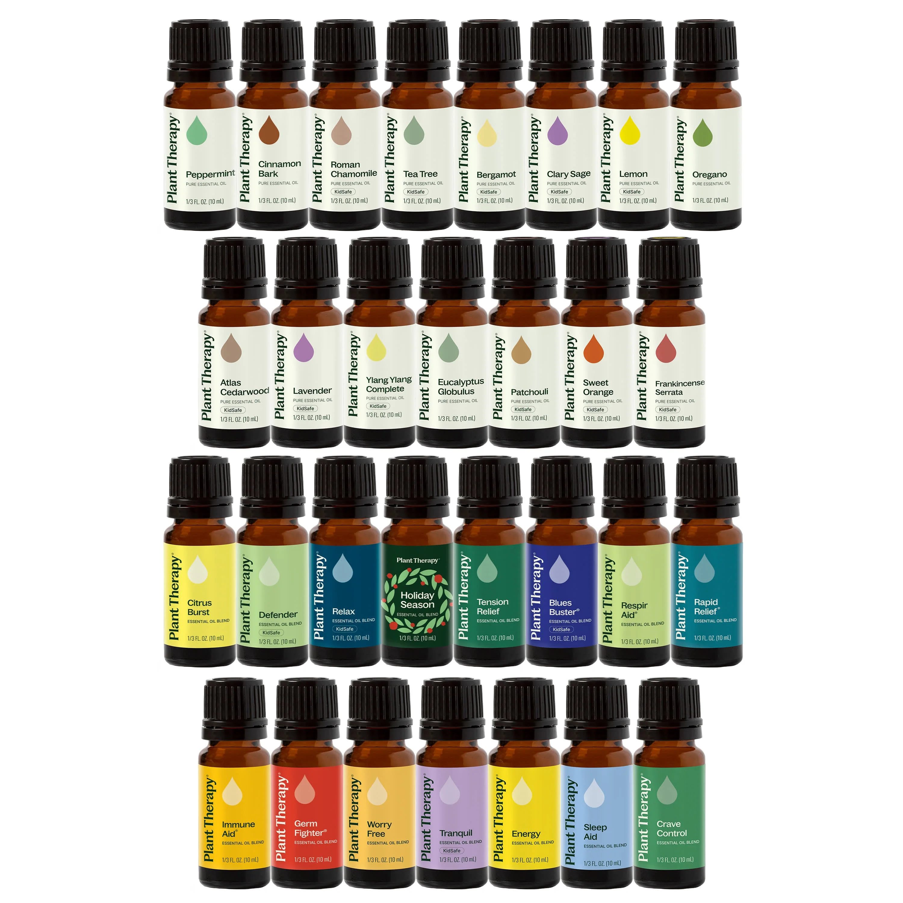 Luxury 15 15 Essential Oil Set with Carrying Case Safe