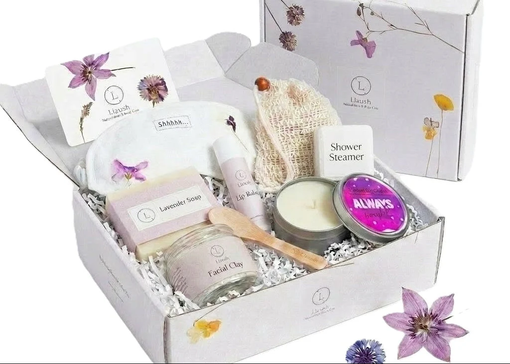Verified Lavender Bath Body Gift Set – Natural Self-Care Spa Gift Box Safe