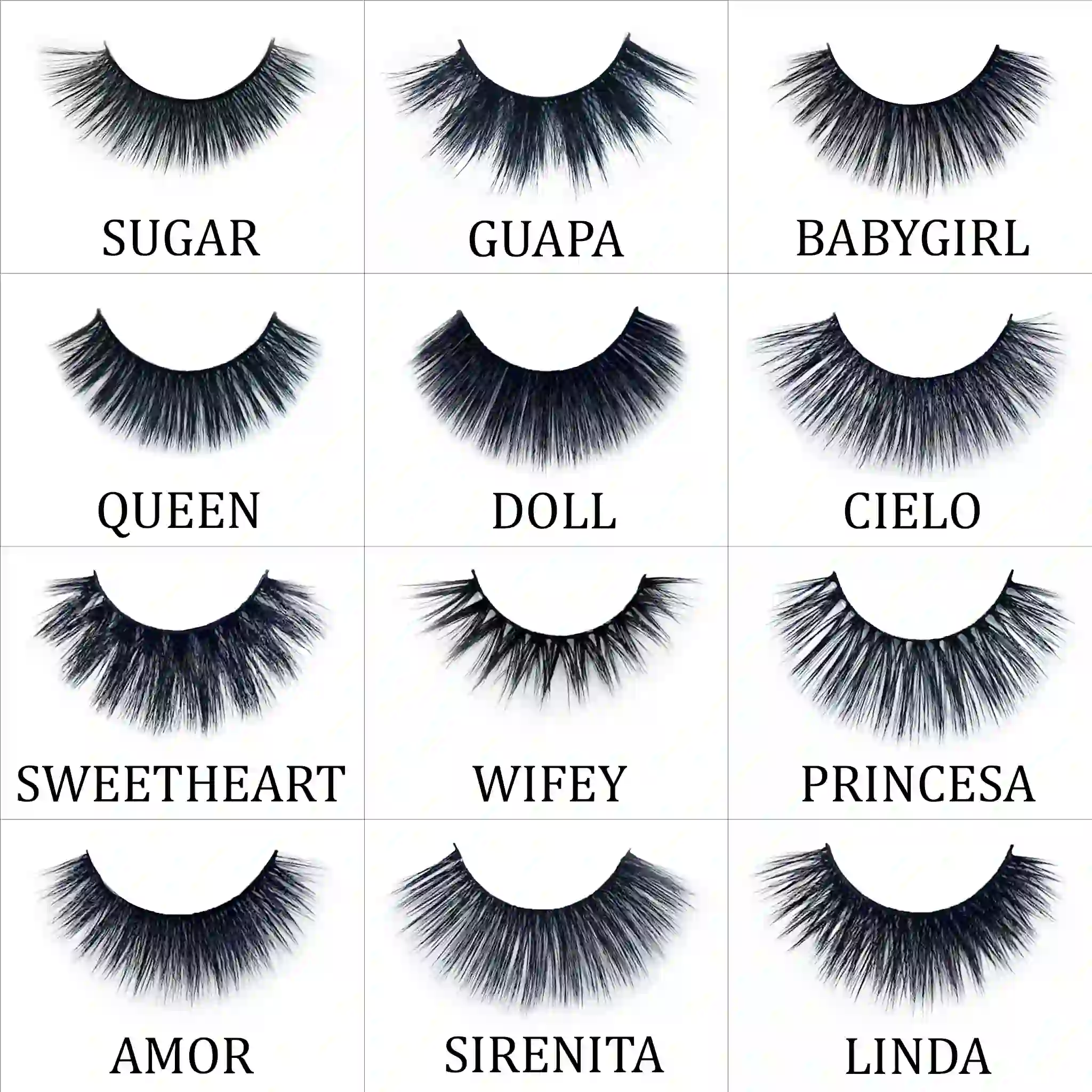 Professional Faux Mink False Eyelashes Original Design