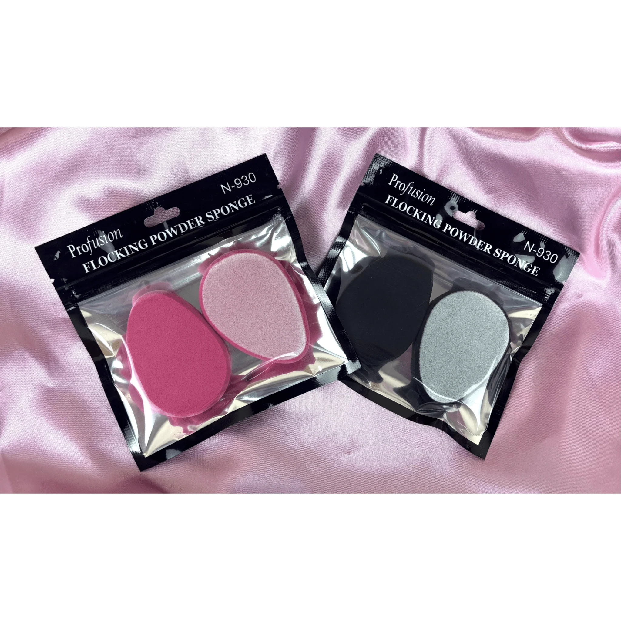Secure Flocking Powder Sponge Natural