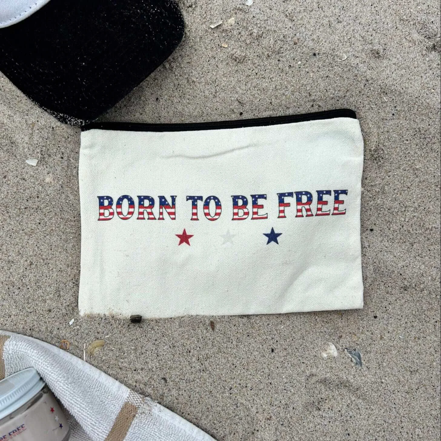 Optimized Born To Be Travel Pouch Fine Crafted