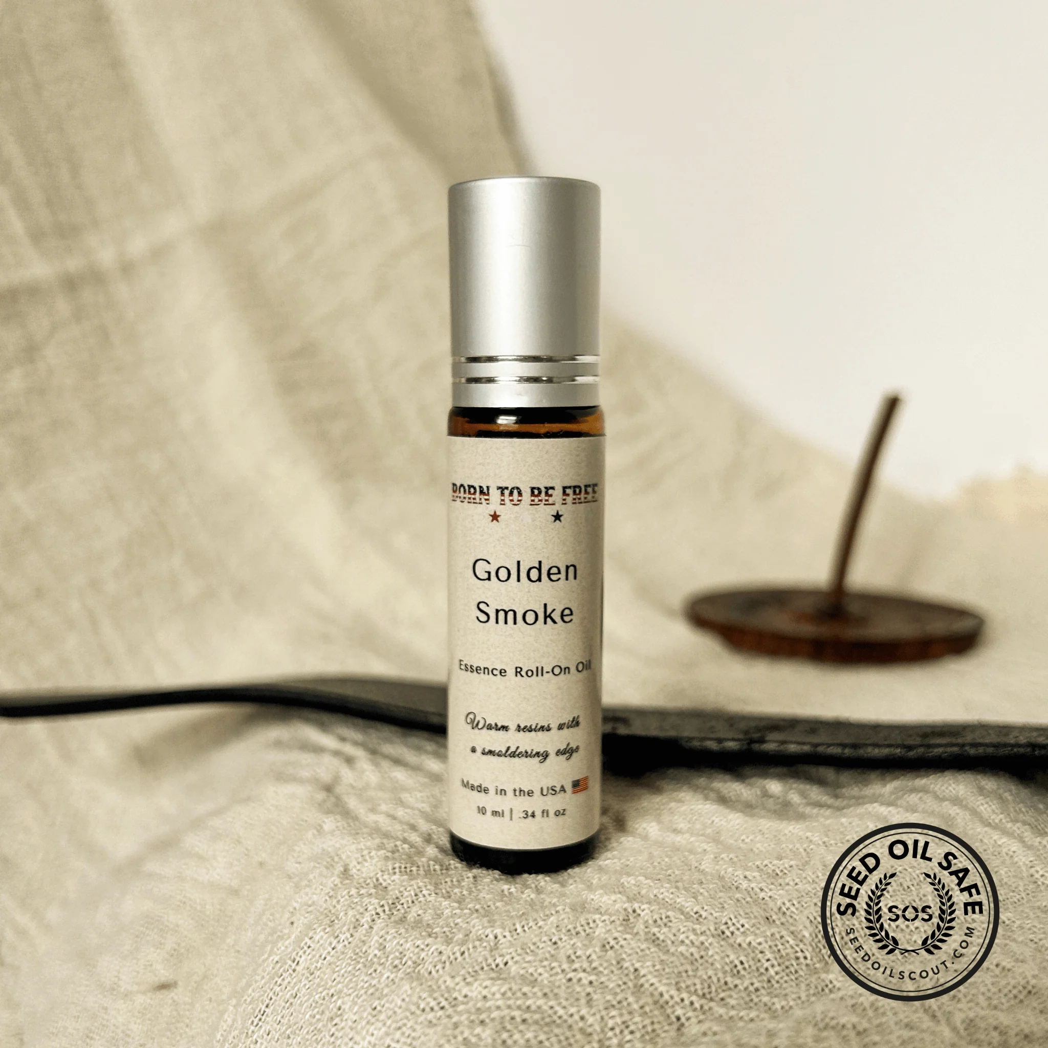 Excellent Golden Smoke Essence Roll-On Oil Fine Crafted
