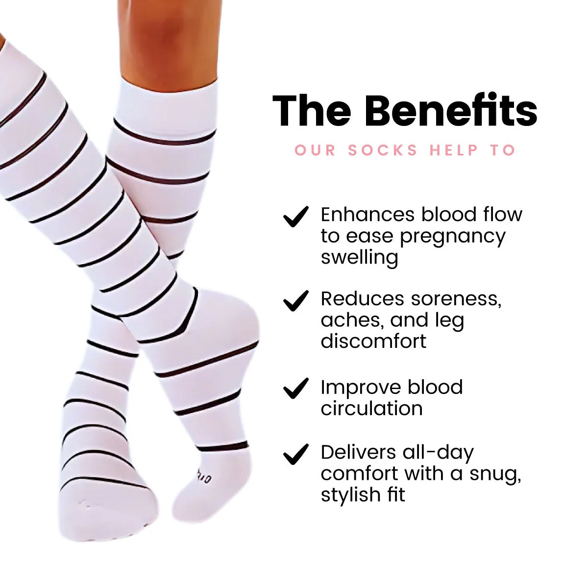 Contemporary Mama Maternity Compression Socks Outstanding