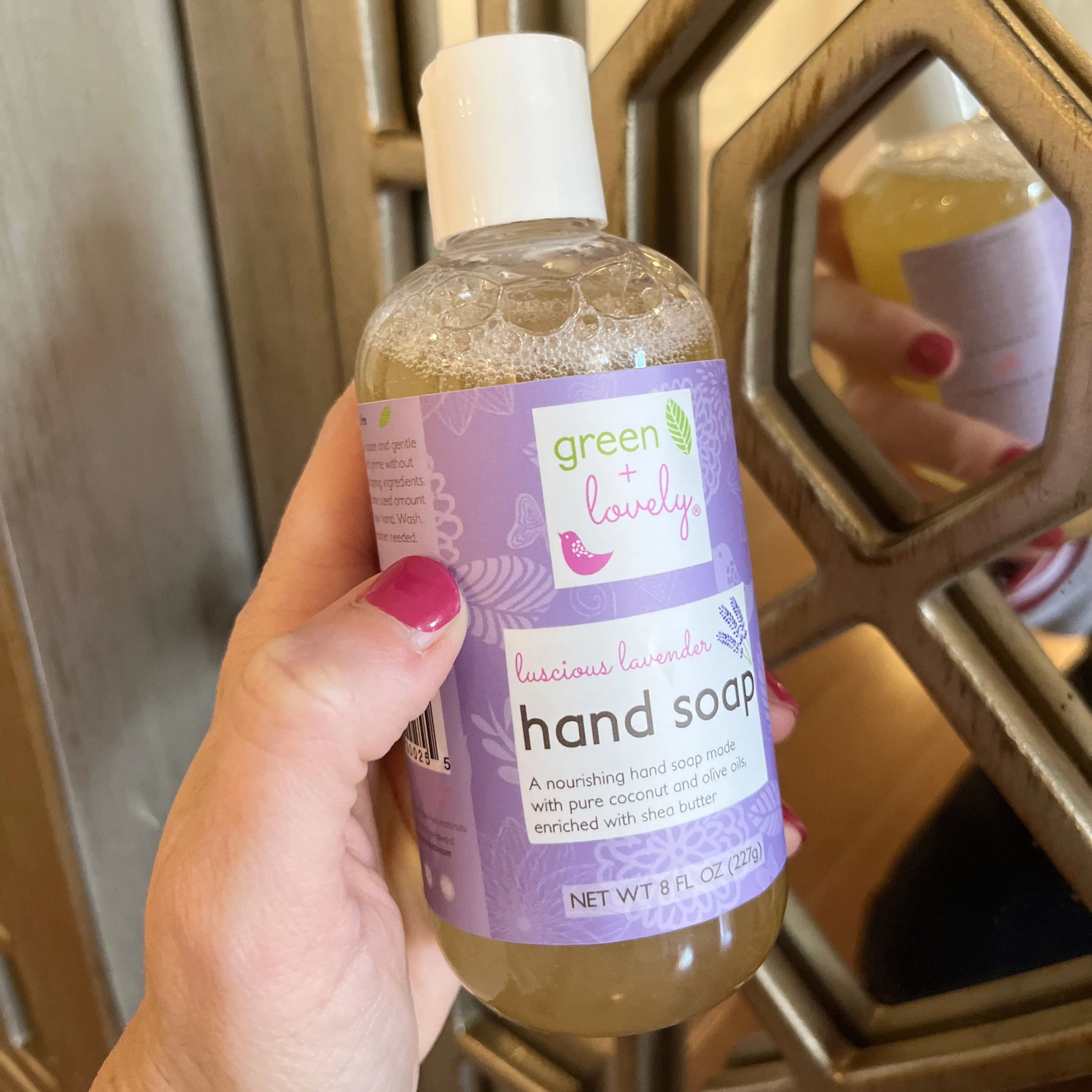 Unique Shea Coconut Liquid Hand Soap LUSCIOUS LAVENDER Authentic