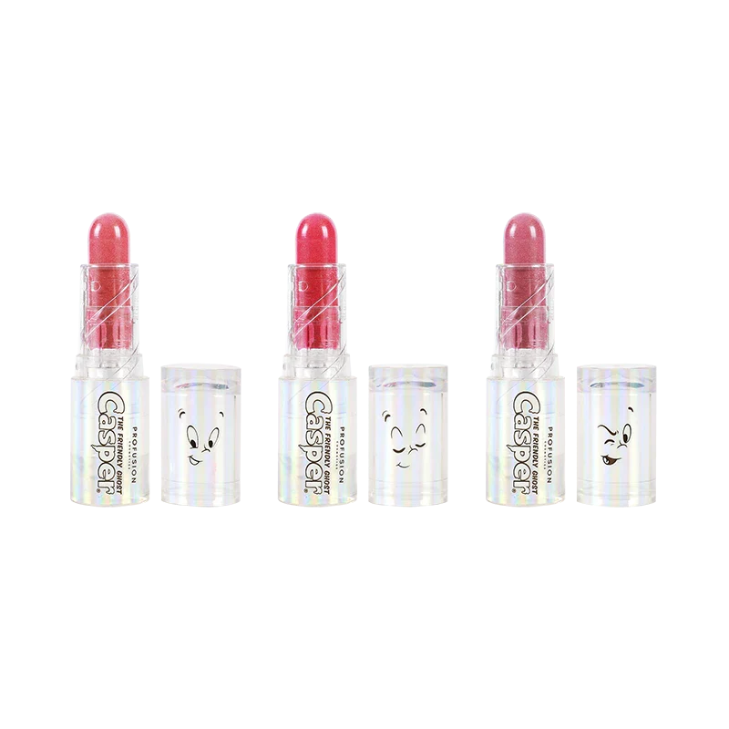 Verified Casper the Friendly Ghost The Ghostly Trip 3 PC Lip Cheek Balm Set Practical