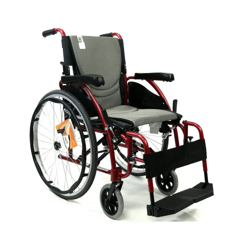 Consistent Karman S-Ergo 125 Ergonomic Wheelchair with Flip-Back Armrest Enhanced