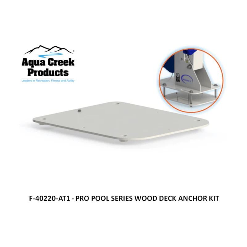 Convenient Aqua Creek Wood Deck Anchor Kit – Admiral and Ranger 2 Lifts F-40220-AT1 Selected
