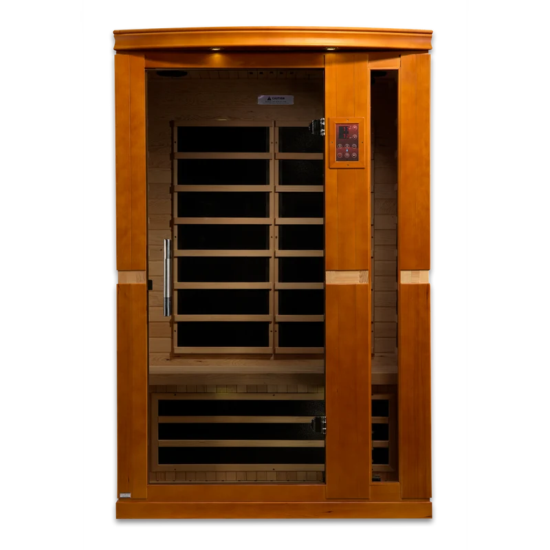 Soft Golden Designs Dynamic Vittoria Elite 2-Person Ultra Low EMF FAR Infrared Sauna Efficient