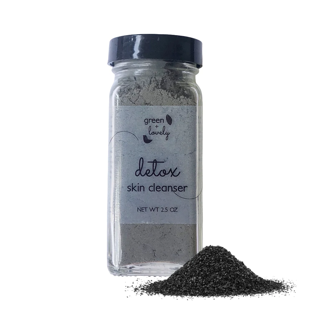 Exclusive Detox Microdermabrasion Skin Cleanser Dry Charcoal Cleanser Fine
