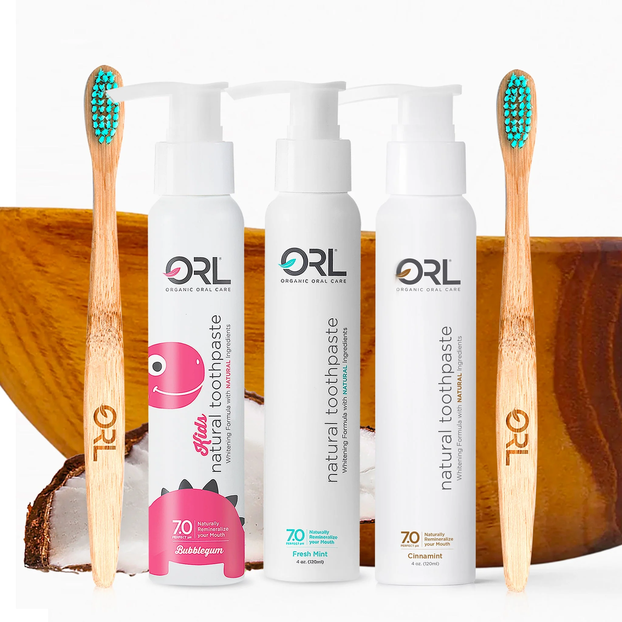 Proven ORL Natural Hydroxyapatite Toothpaste 3-Peat Combo Original