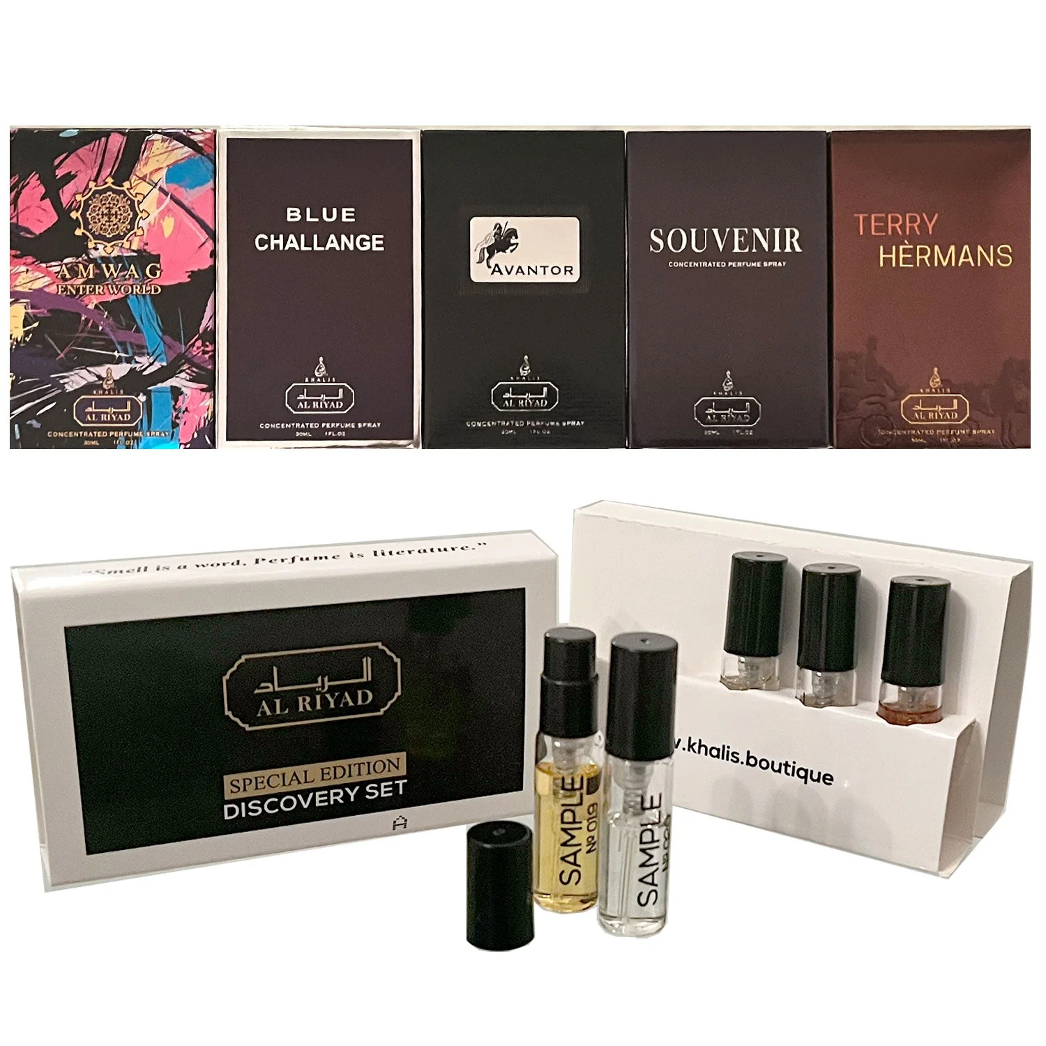 Professional ALRIYAD EDP Discovery Set Men’s 5 Vials Flexible