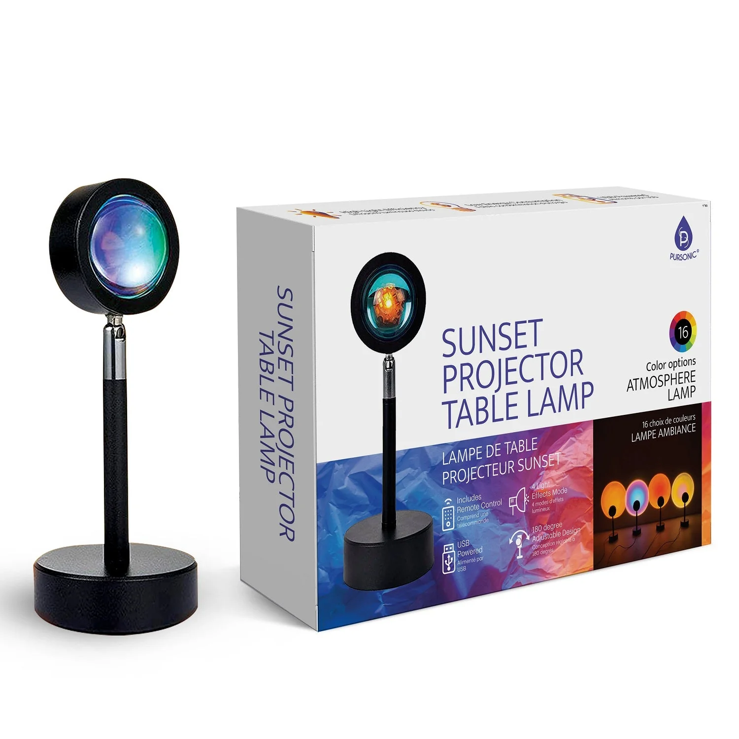 Crafted Sunset Projector Table Lamp Innovative