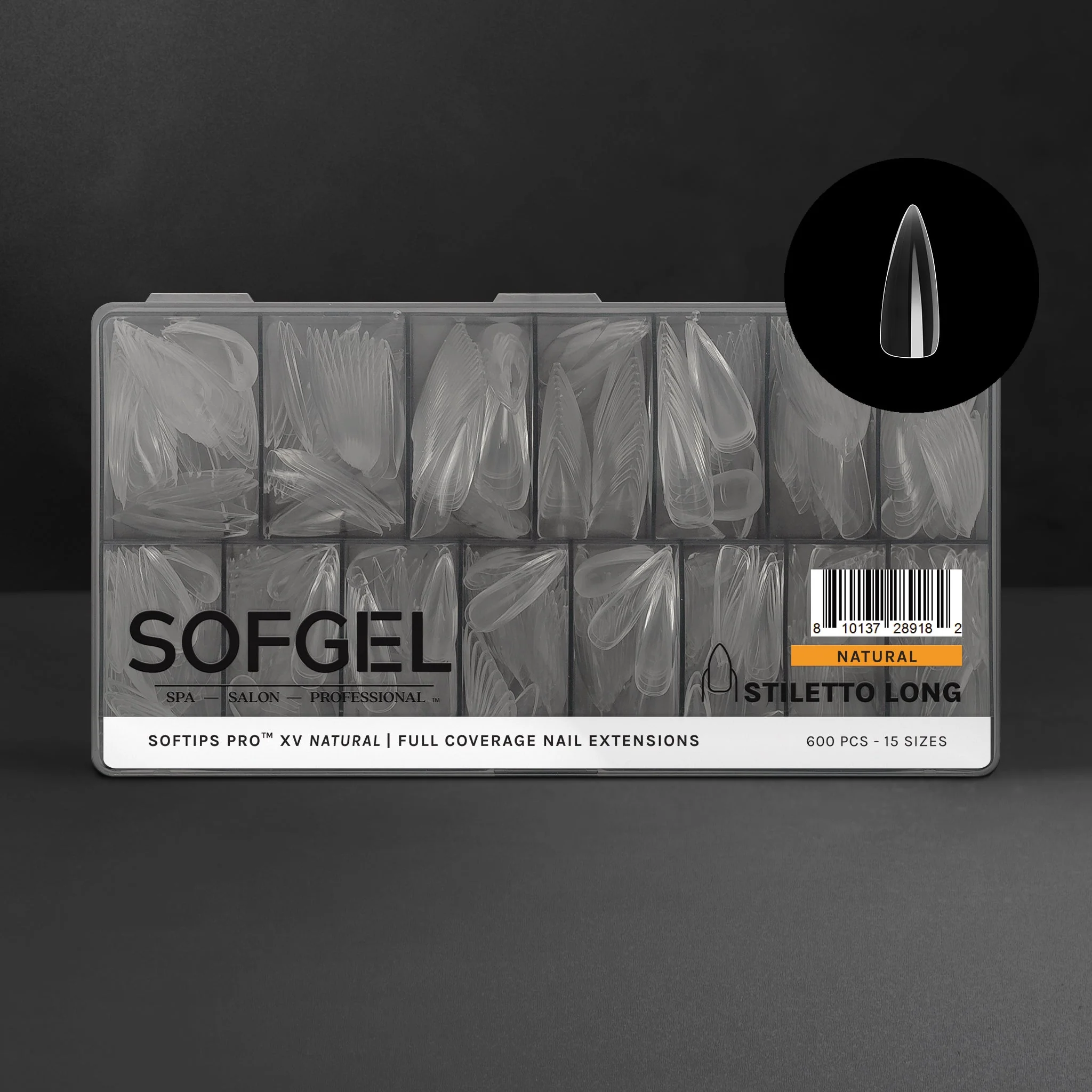 Exceptional SOFTIPS PRO™ XV NATURAL – STILETTO LONG Versatile