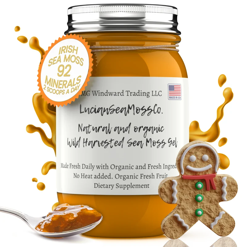 Smooth Organic Gingerbread Infused Sea Moss Gel Proven