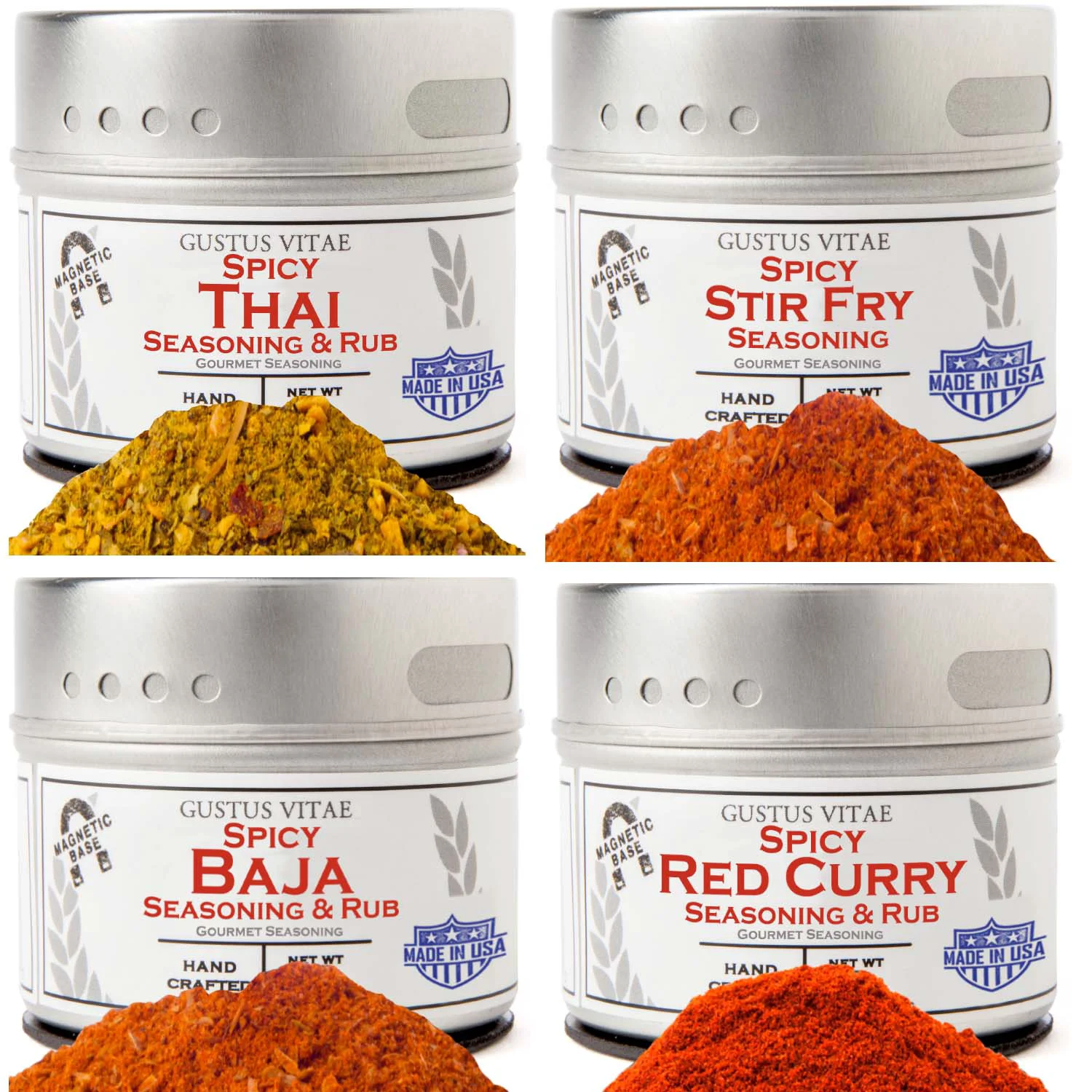 Proven Spicy One Pot Wonders Complete 4 Pack Collection Gourmet Seasonings and Spice Blends High-End